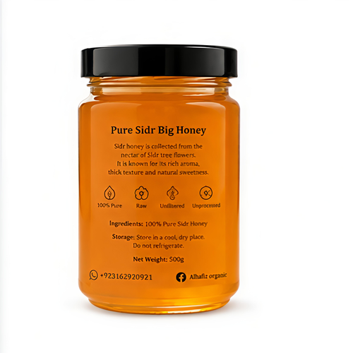 Sidr Pure Big Bee Honey (Jangli Beri)