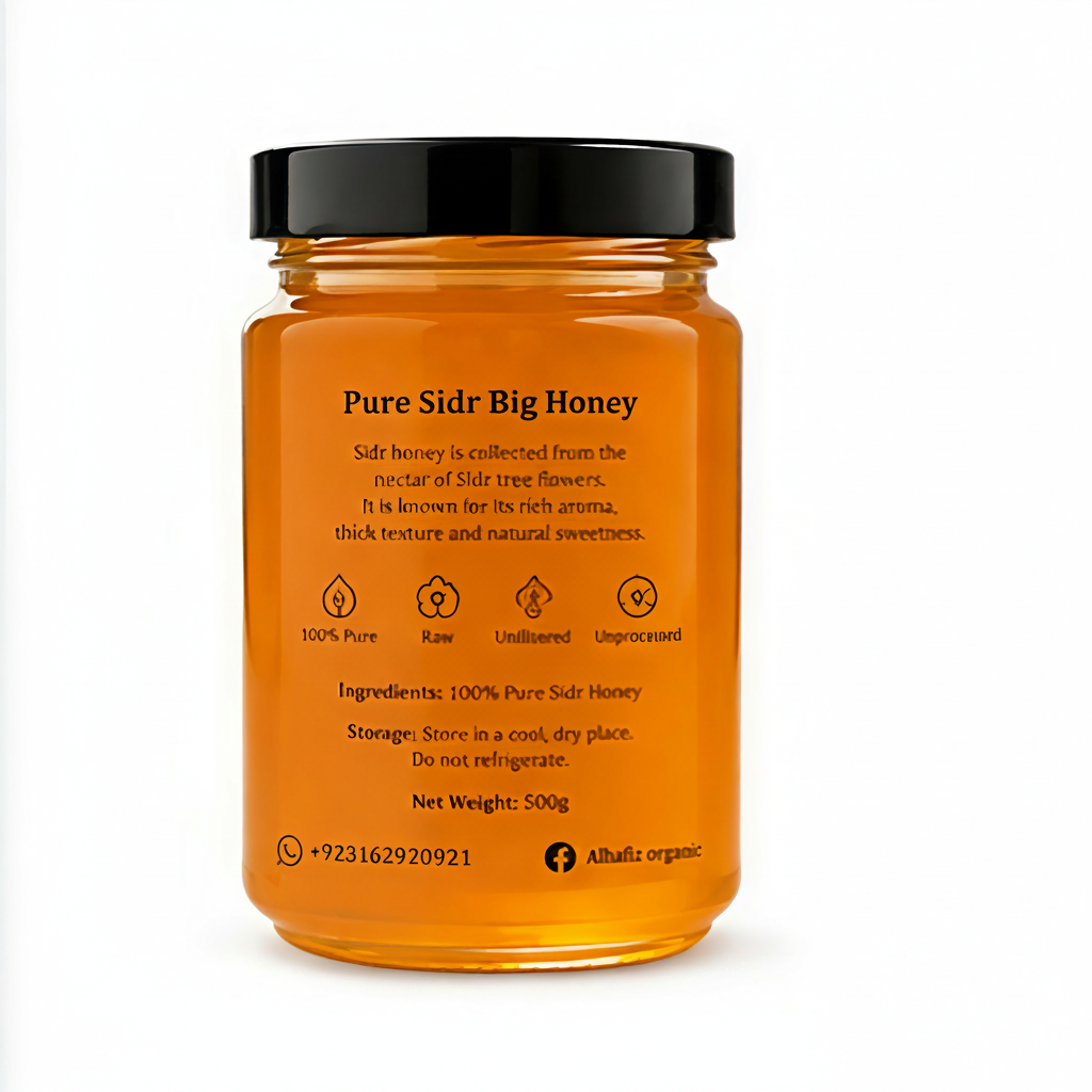 Sidr Pure Big Bee Honey (Jangli Beri)